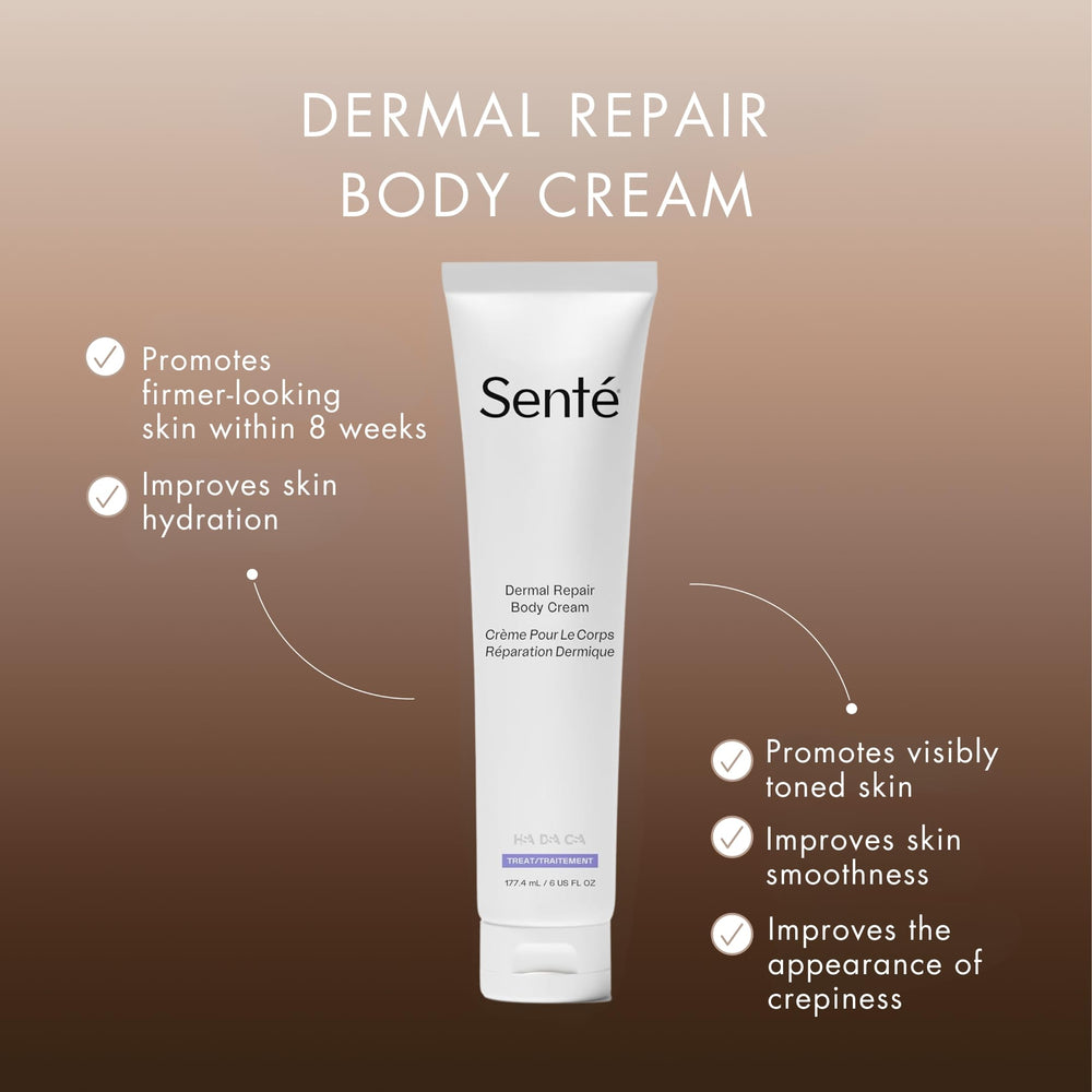Sente cream applied to forearm demonstrating hydration and smoothness