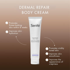Sente cream applied to forearm demonstrating hydration and smoothness