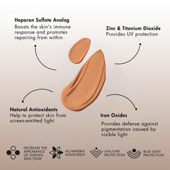 Application on skin with Senté Even Tone for smooth, comfortable wear