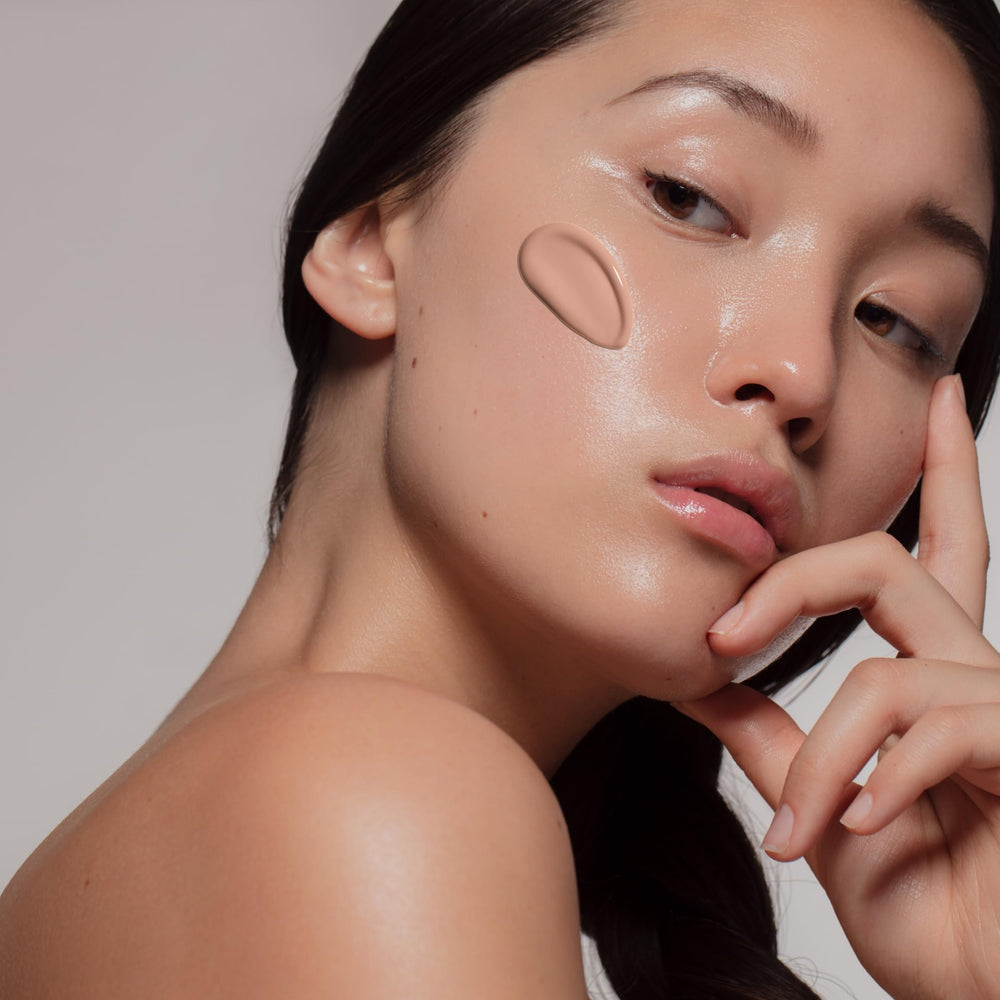 Sente Even Tone sunscreen demonstrates HSA hydration support on skin