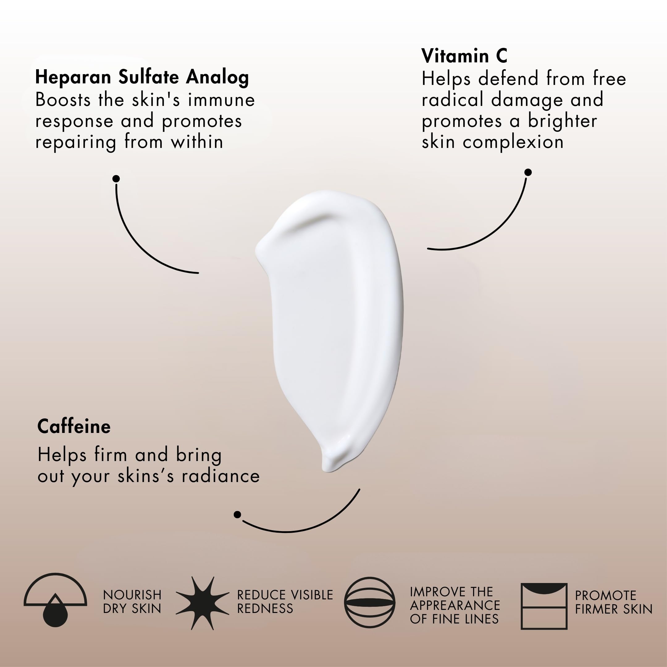 Sente neck cream texture close-up showing creamy consistency.