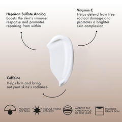 Sente neck cream texture close-up showing creamy consistency.