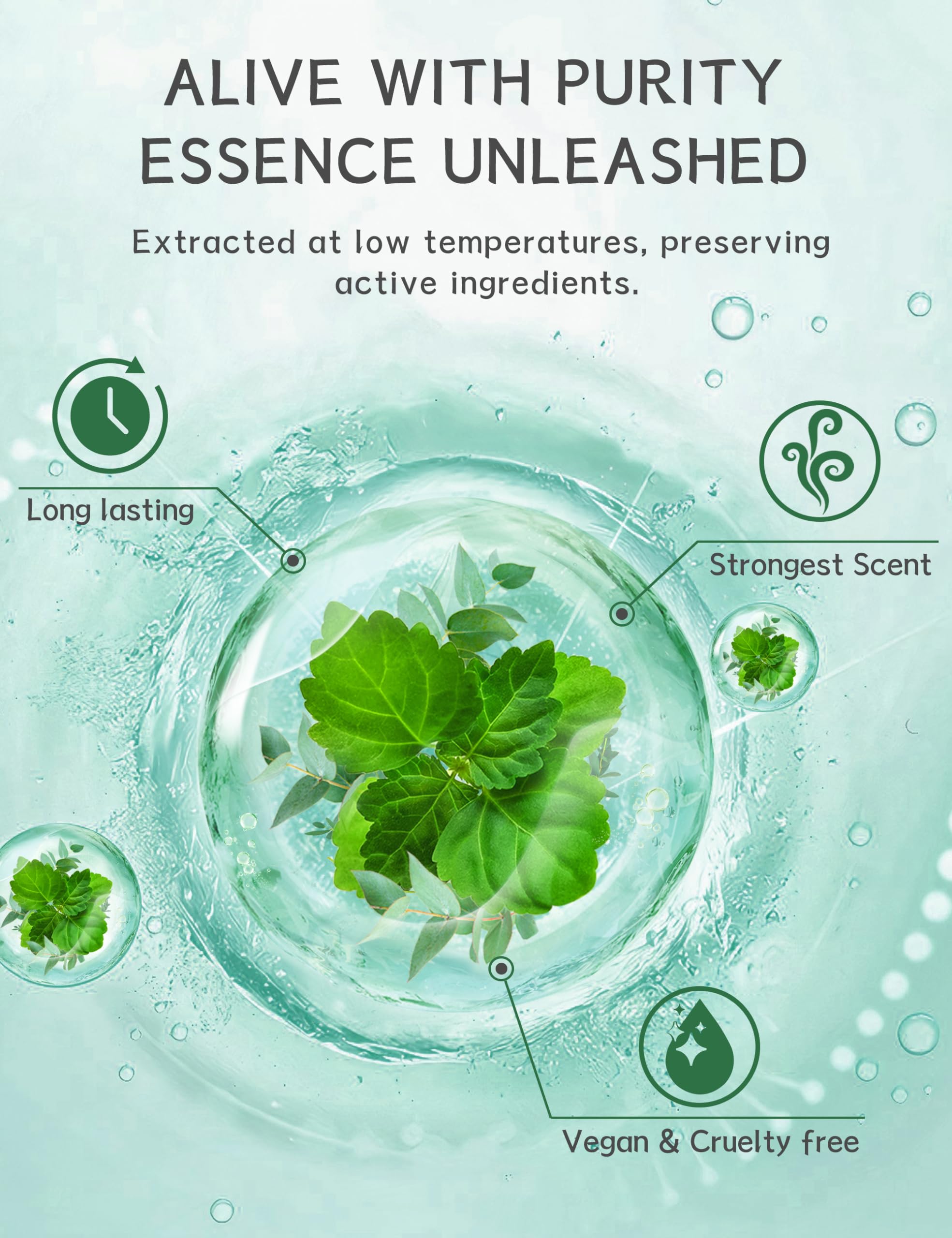 SEONNIX no synthetic fragrances vegan shower steamer for pure aromatherapy