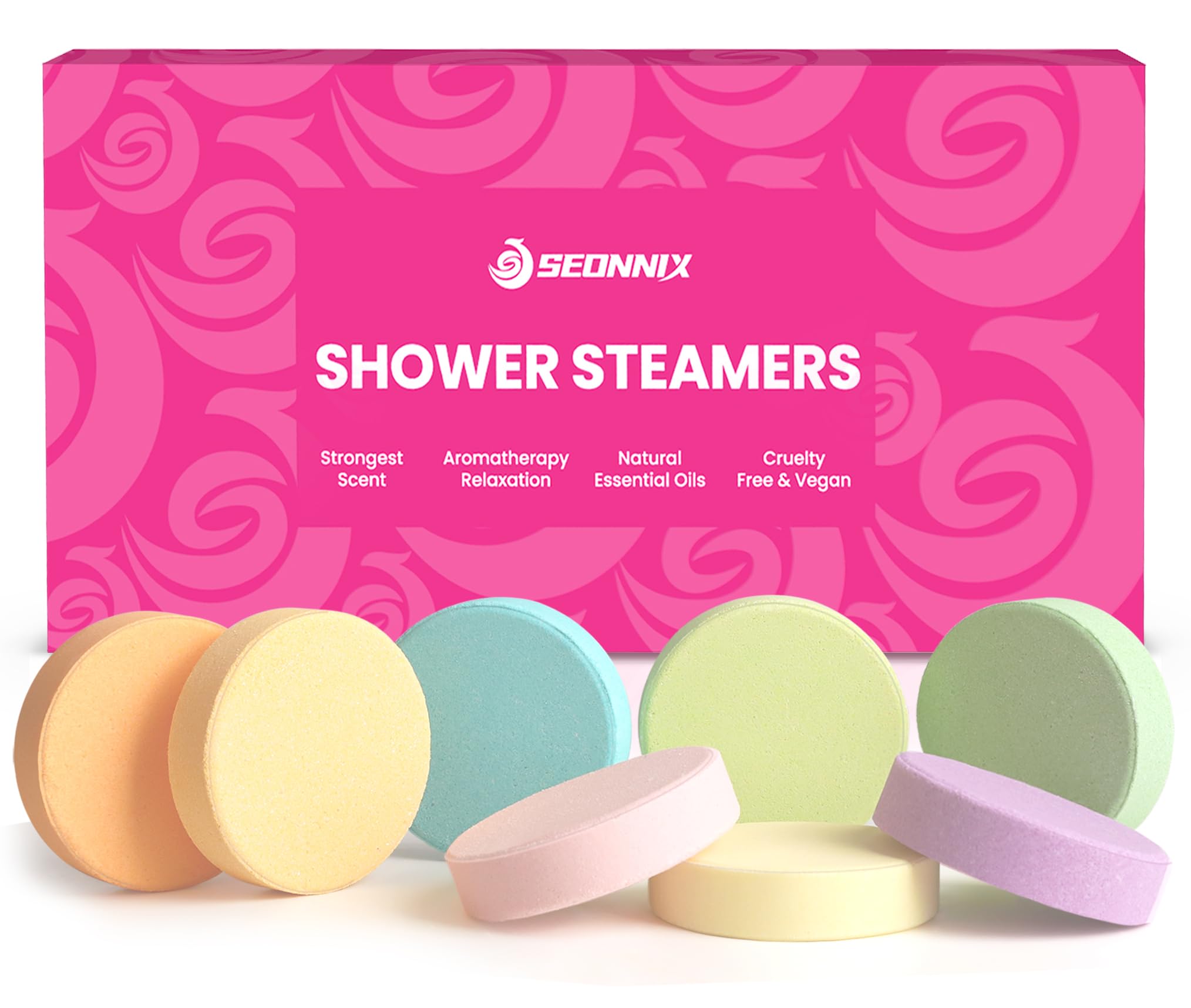 SEONNIX shower steamers collection box for relaxation and daily rituals