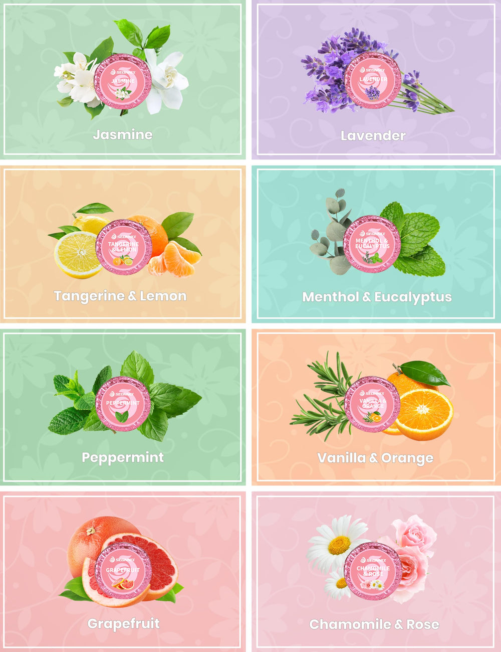 SEONNIX vegan cruelty-free line using pure essential oils