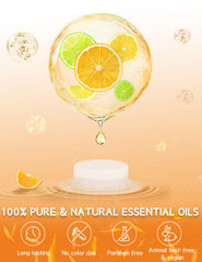 SEONNIX shower steamers Tangerine Lemon pack-3 refresh senses after a workout