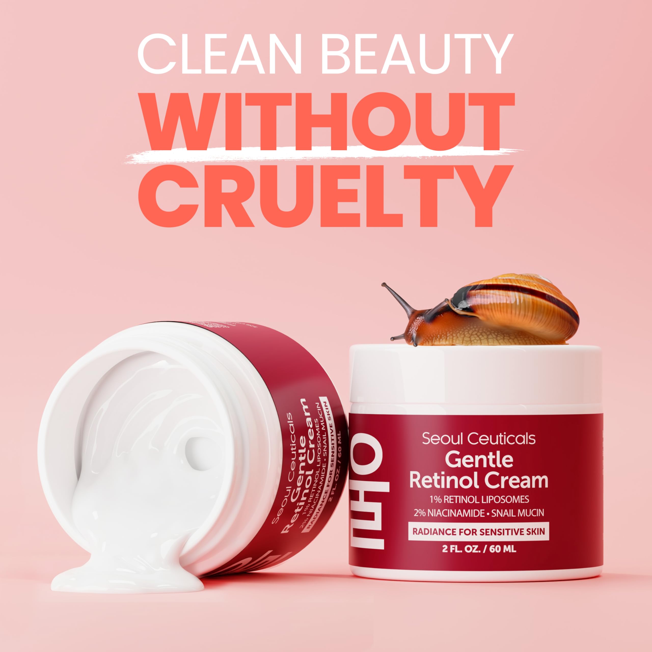 SeoulCeuticals night routine shot with jar for serene evening care