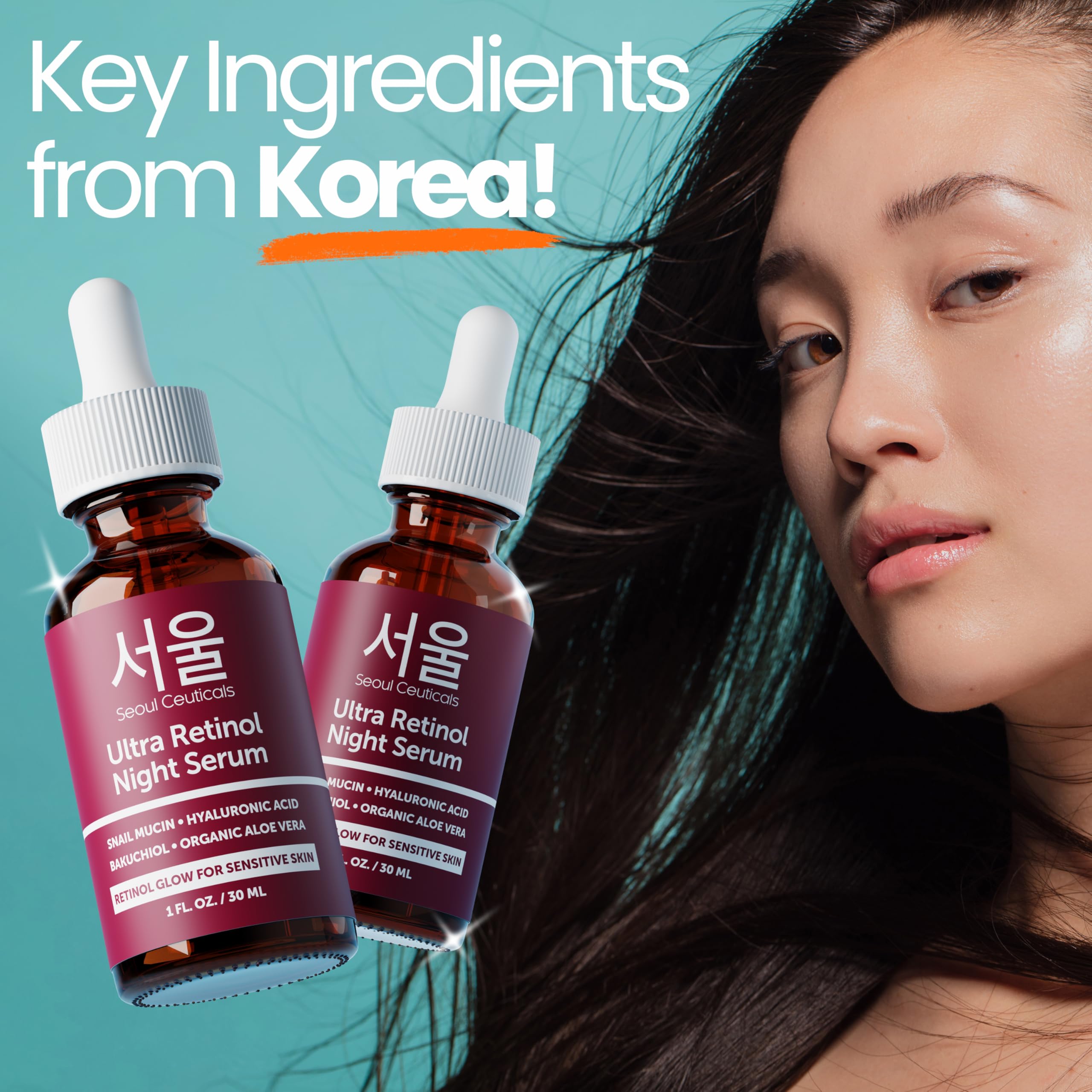Night routine scene with serum, depicting a calm evening skincare ritual.