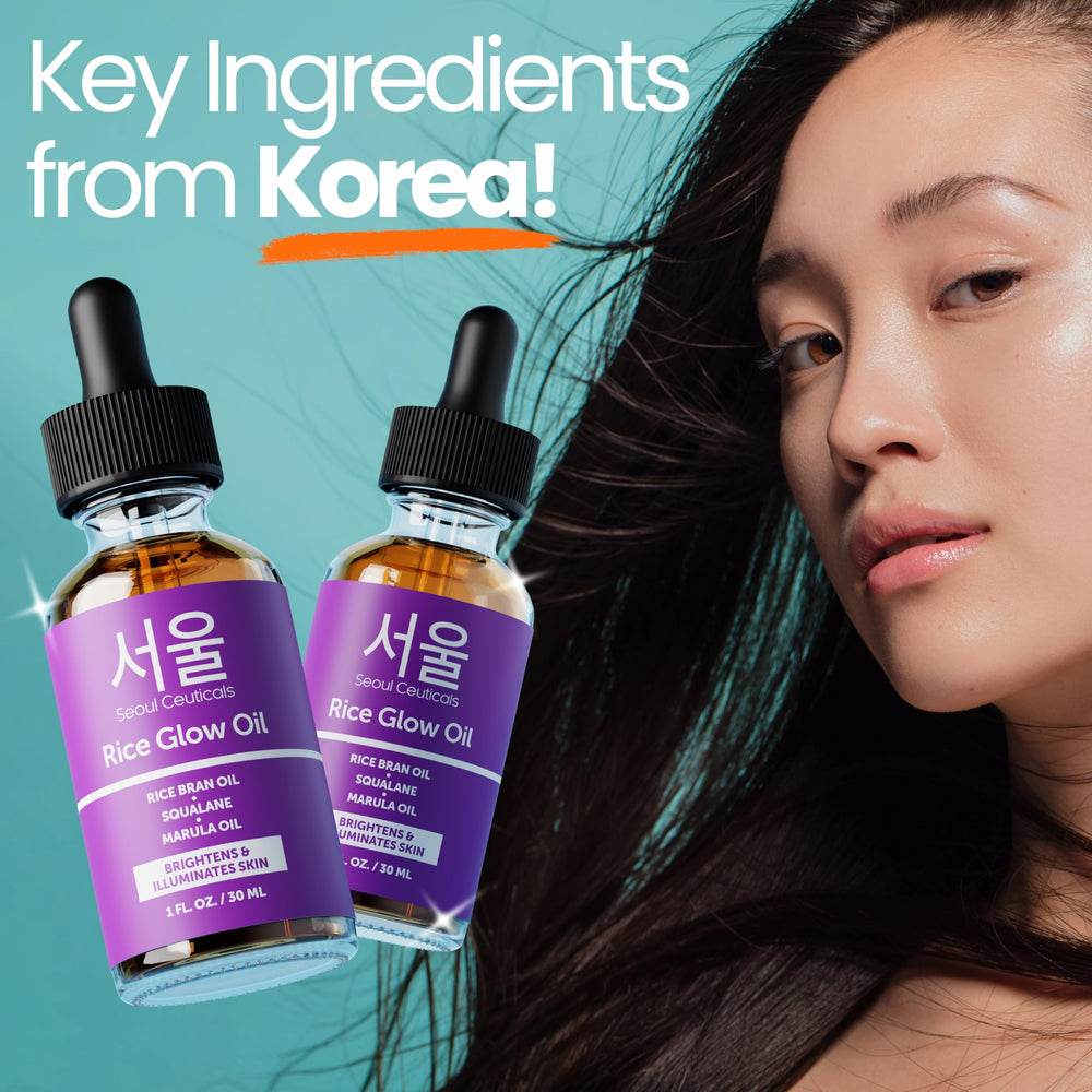 SeoulCeuticals Rice Bran Oil eco packaging highlights cruelty-free sourcing.