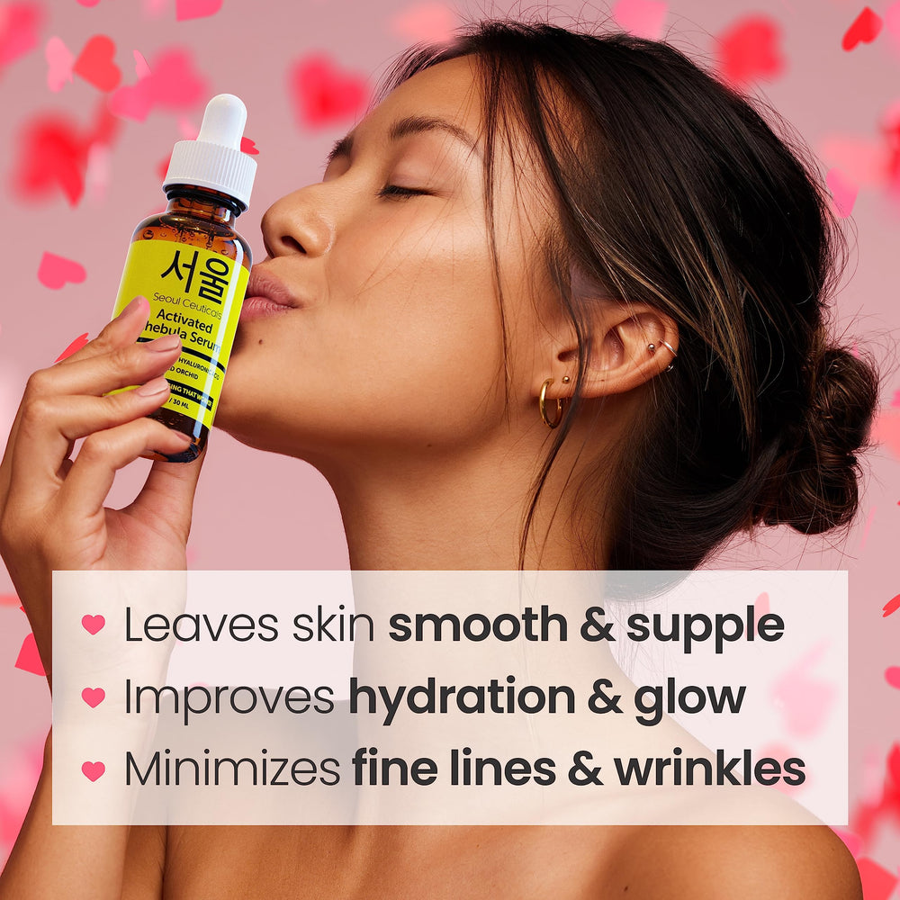 Hydratation profonde apportée par SeoulCeuticals Chebula pour peau hydratée.