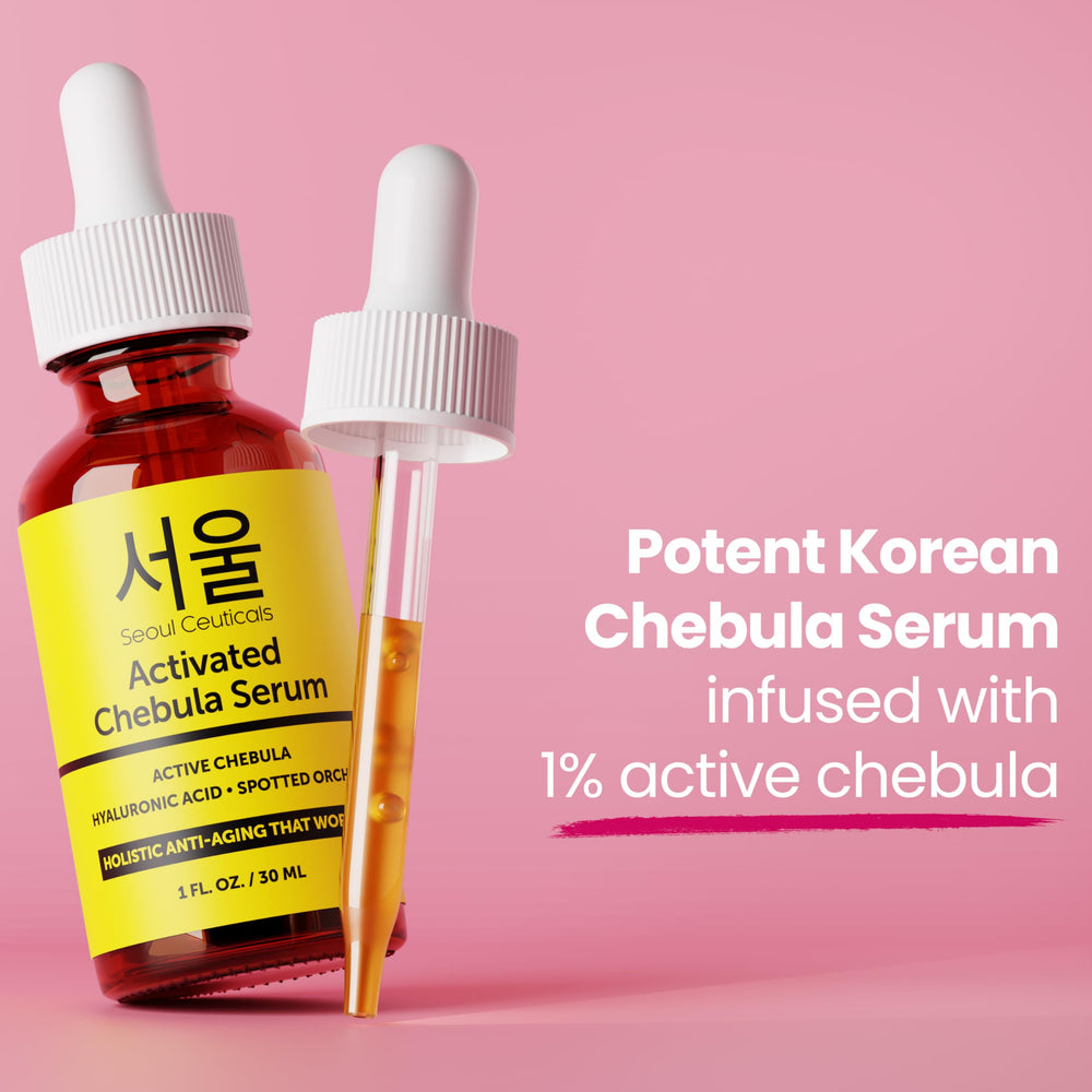 Peau lisse après application du sérum SeoulCeuticals Chebula, effet satin.