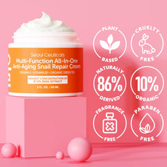 SeoulCeuticals cruelty-free packaging highlights ethical sourcing.