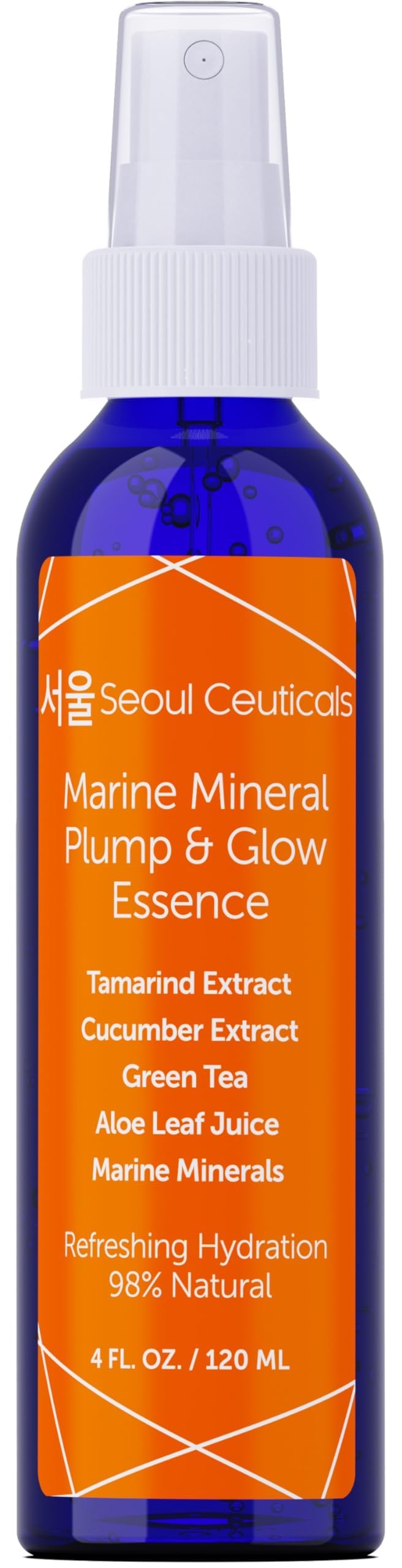 SeoulCeuticals travel size bottle ready for on the go skincare.