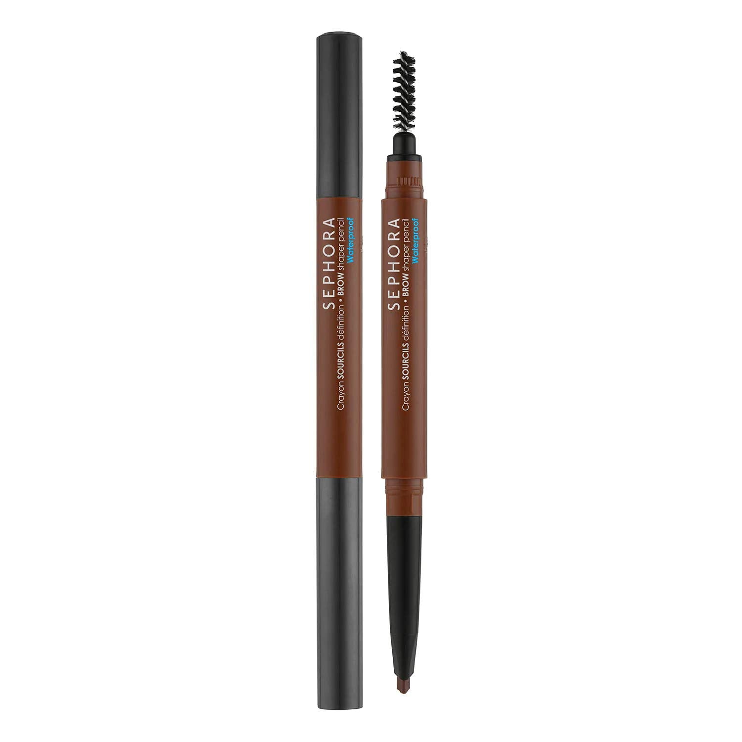 SEPHORA Brow Shaper Pencil Midnight Brown triangular tip for defined, natural-looking brows all day