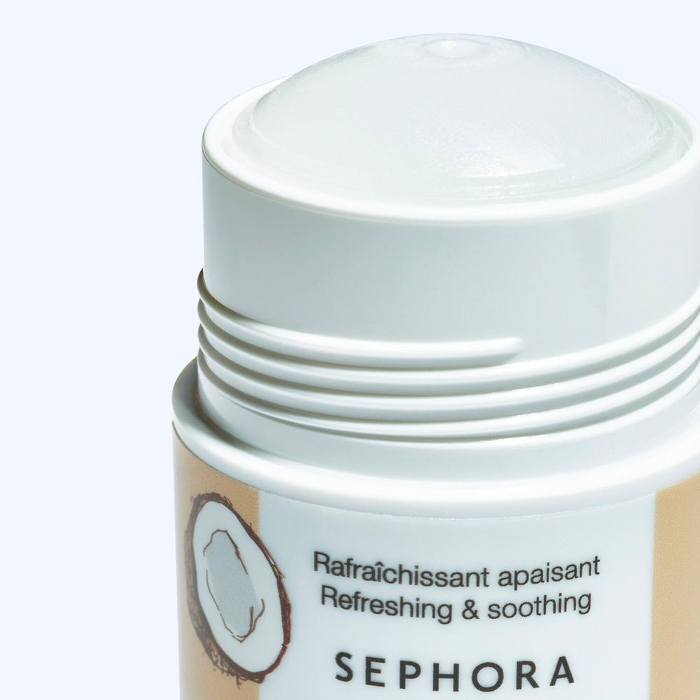 SEPHORA Coconut Solid Deodorant stick closeup showing creamy texture for smooth glide
