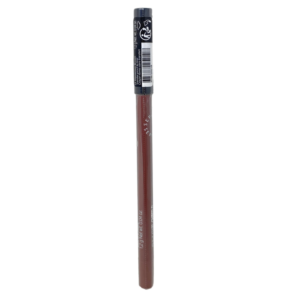SEPHORA Collection 8H lip liner transfer-proof image showing long lasting color in Cinnamon Brown