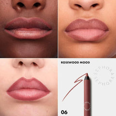 Sephora Collection 8HR lip liner Rosewood Mood, packshot, matte nude definition lasts