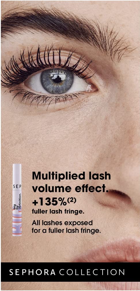 Sephora Collection Big By Definition Mascara long-wear formula withstands day-to-night use