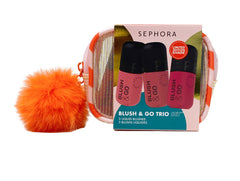 SEPHORA Blush & Go Trio 1 On Point swatch for quick rosy cheek color.