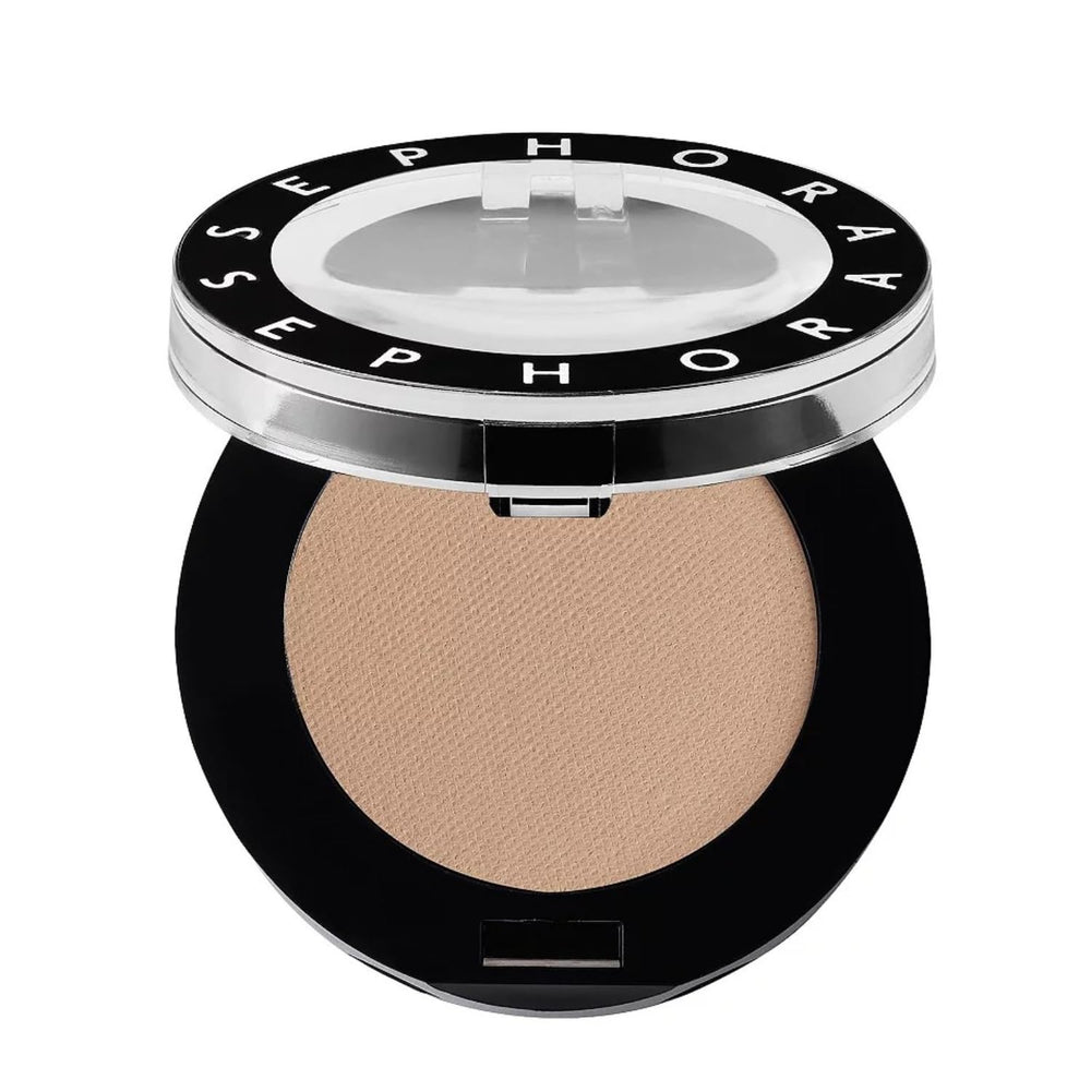 SEPHORA Collection Colorful Removable Matte Eyeshadow Pan 203 Natural Beauty close-up shows silky, buildable taupe nude.