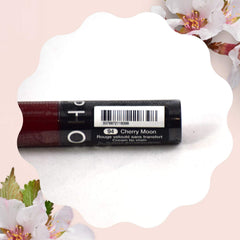 Applying SEPHORA Cream Lip Stain 94 Cherry Moon for precise center-to-outward coverage