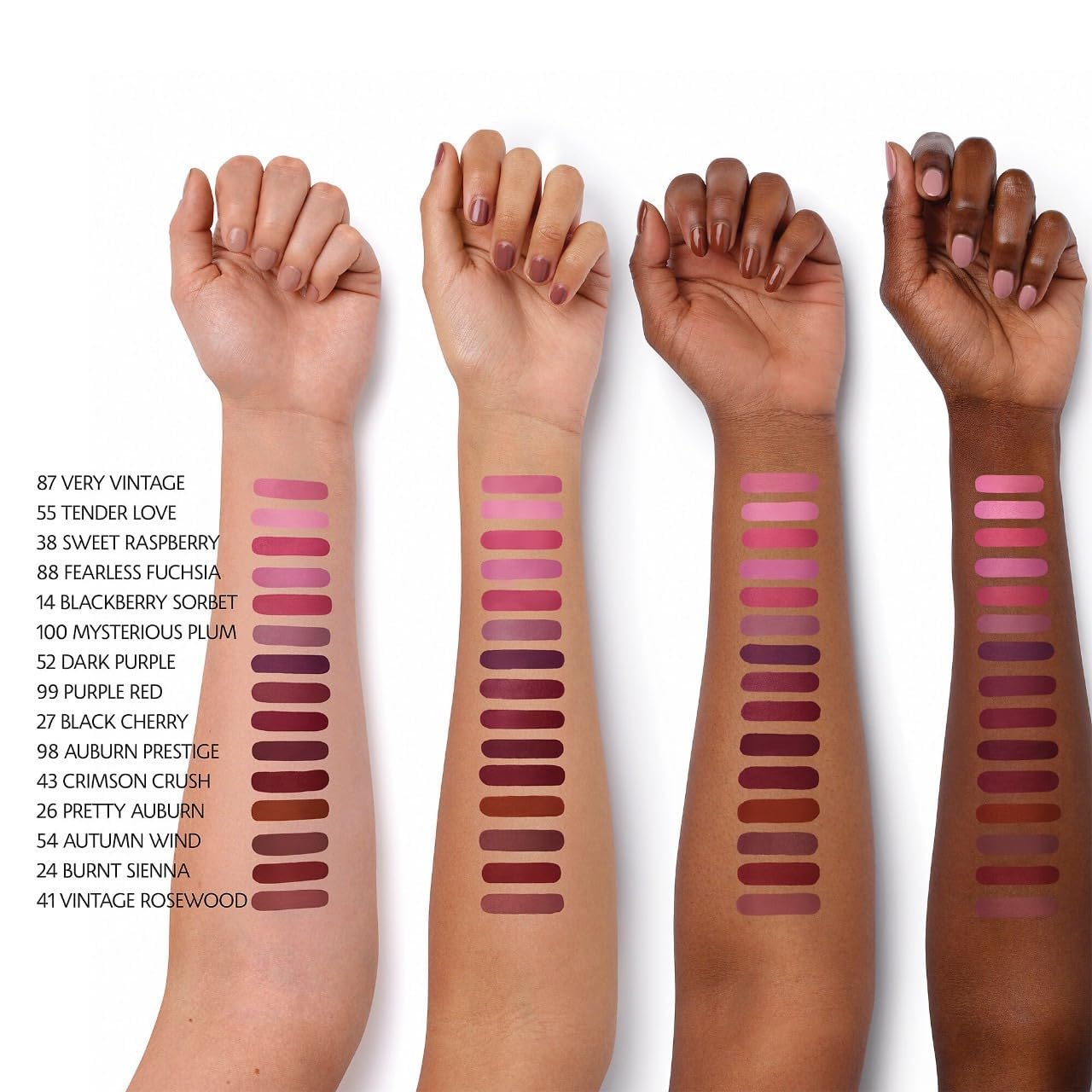 SEPHORA Collection Cream Lip Stain Vintage Rosewood on lips offers a warm, versatile shade