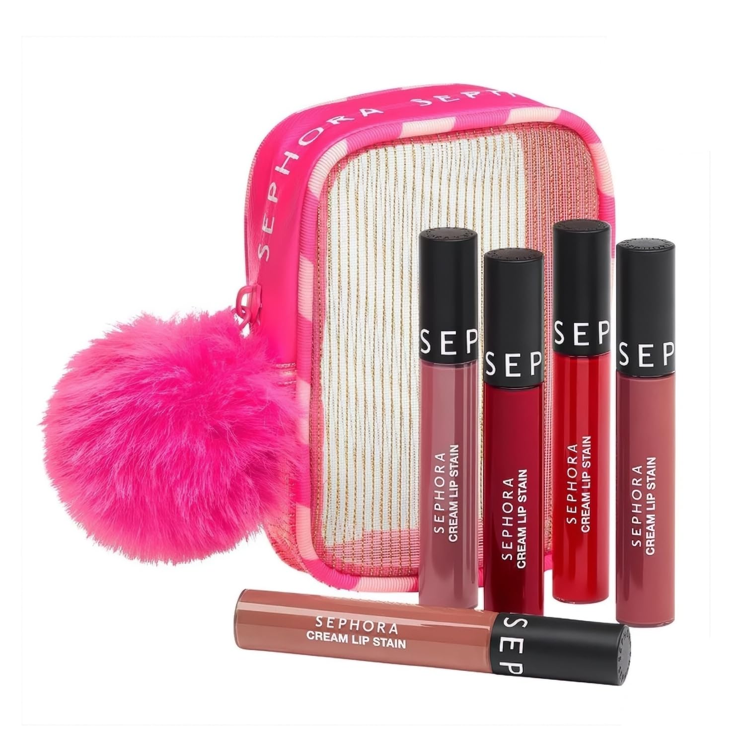 SEPHORA Collection Cream Lip Stain Always Red in a sleek tube for bold long-lasting color.