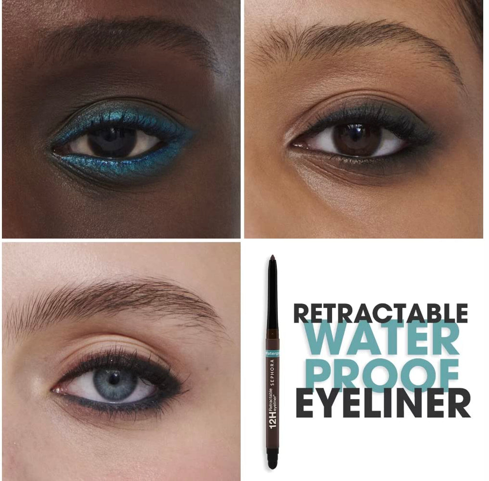 SEPHORA retractable eyeliner pencil enables easy on-the-go touch-ups.