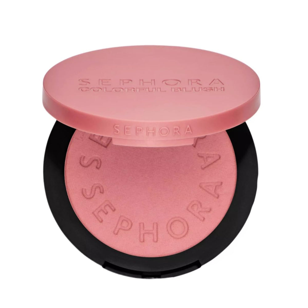 Sephora Colorful Blush 01 Shame On You compact delivers a natural finish for all skin tones.