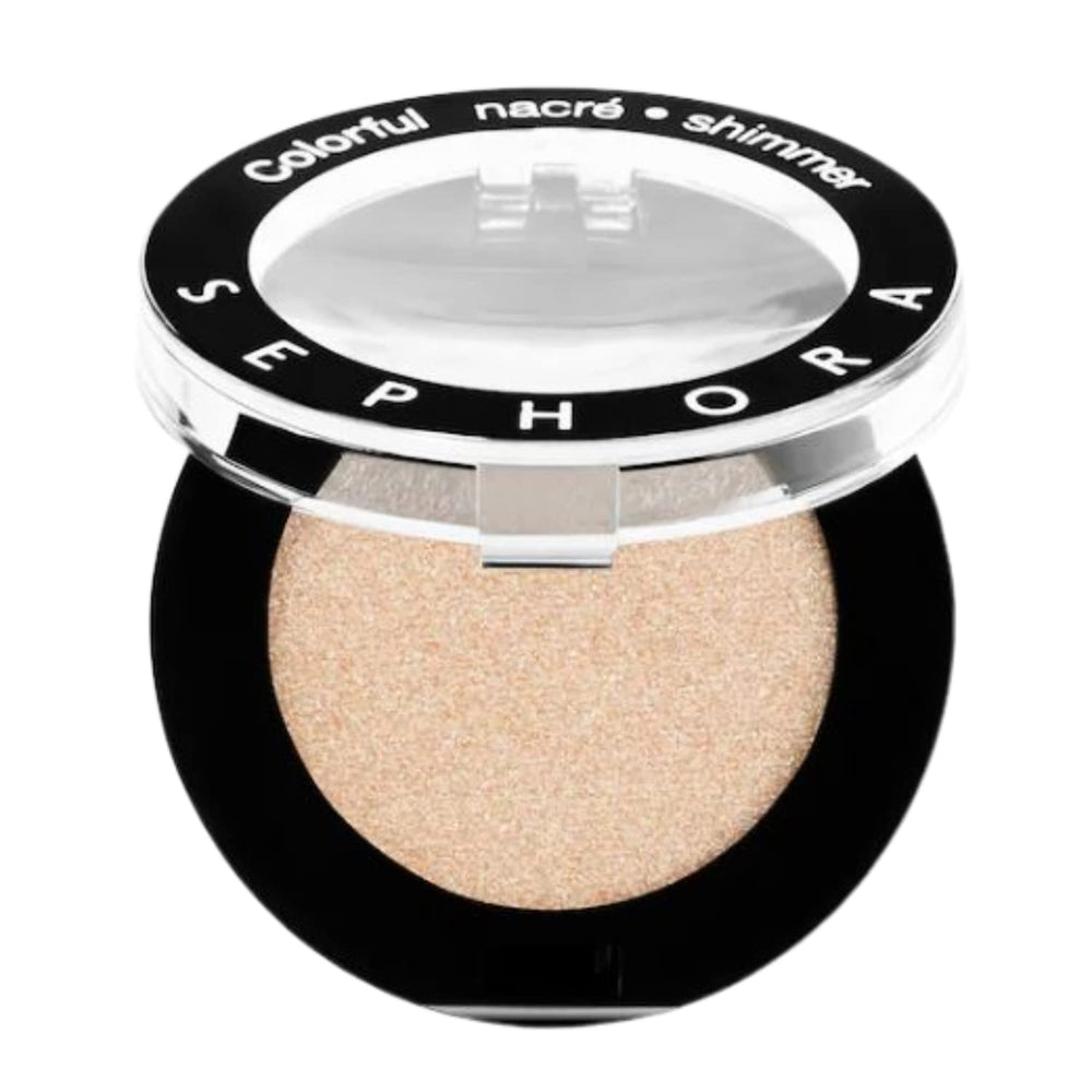 SEPHORA Colorful Shimmer Eyeshadow 211 Blonde Ambition on eyelid for radiant, long-lasting color