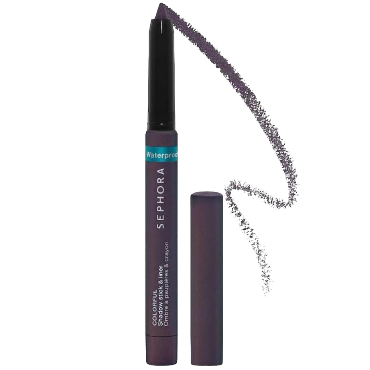 SEPHORA Colorful Waterproof Multi-Stick Eggplant Matte for long-lasting eyeliner and shadow