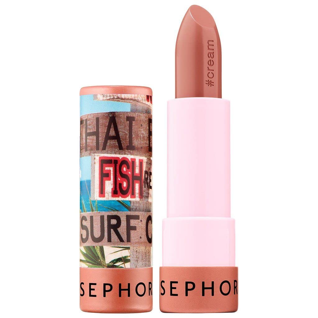 SEPHORA Lipstories Lipstick 06 Tan Lines – warm peach cream finish for everyday color.