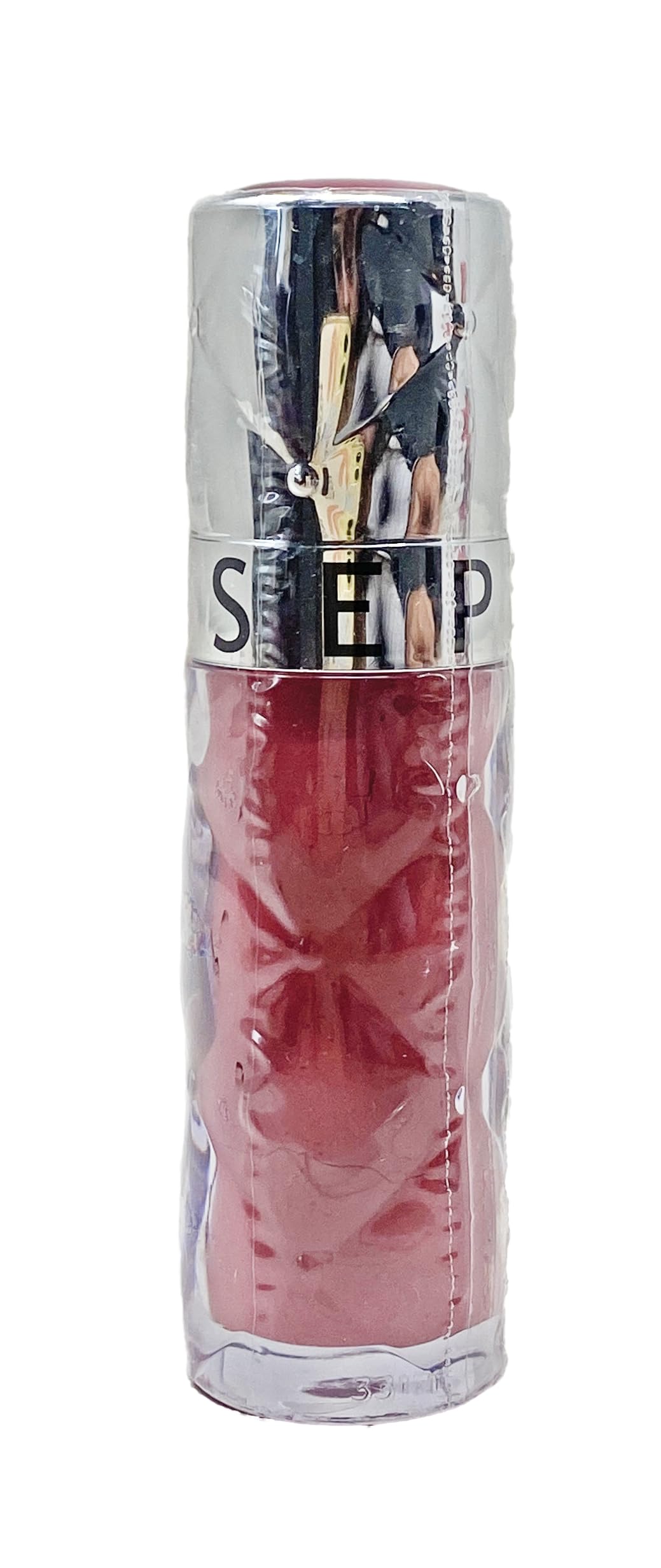 SEPHORA Outrageous Plump Hydrating Lip Gloss 05 Plump It Up Red swatch for vibrant color and hydration
