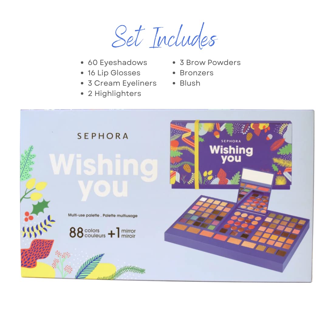SEPHORA Wishing You Blockbuster lip gloss section close-up, creamy texture and luminous finish.