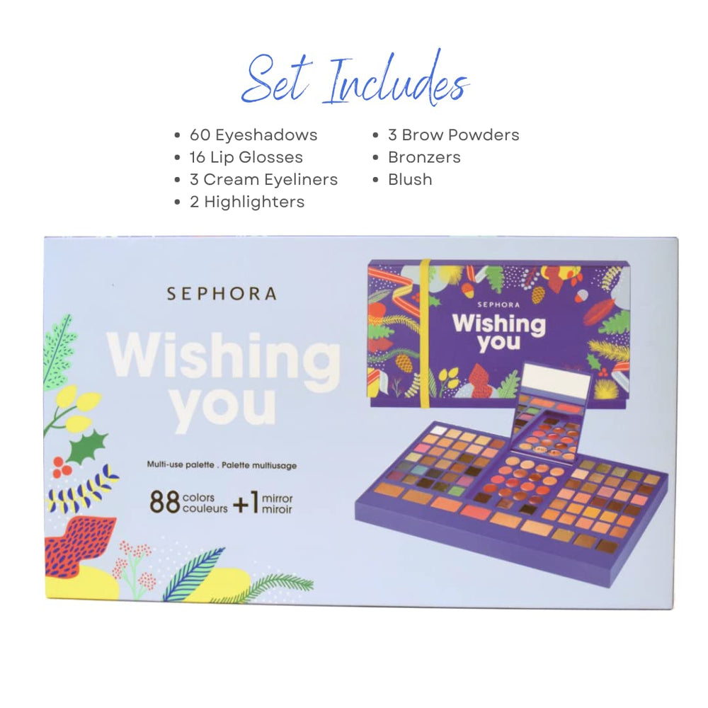 SEPHORA Wishing You Blockbuster lip gloss section close-up, creamy texture and luminous finish.