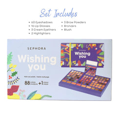 SEPHORA Wishing You Blockbuster lip gloss section close-up, creamy texture and luminous finish.