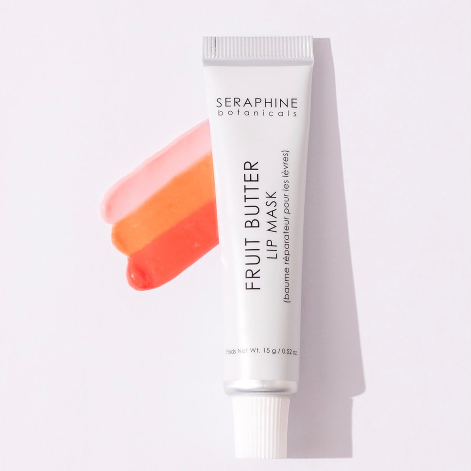 Seraphine Botanicals Overnight Gel-Texture Lip Mask glides on smoothly.