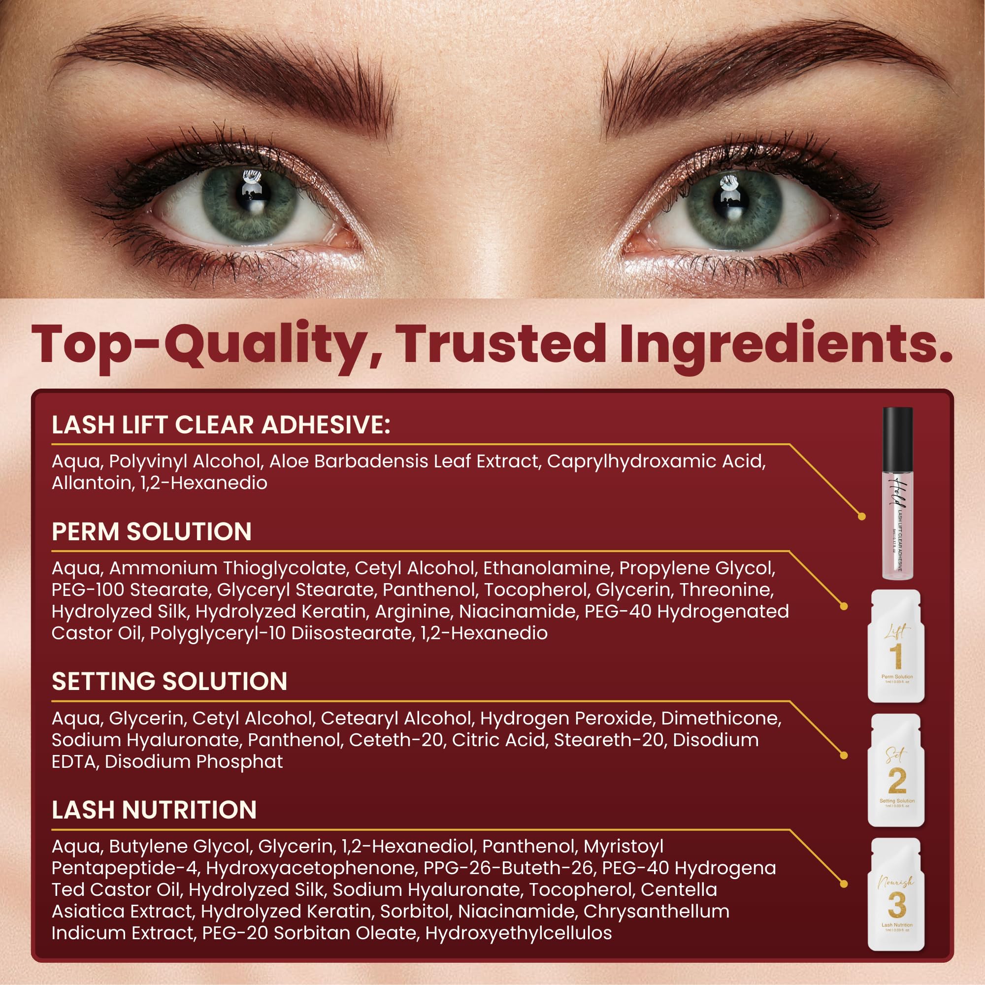 Serena Beauty long-lasting curl that can endure weeks with proper care.