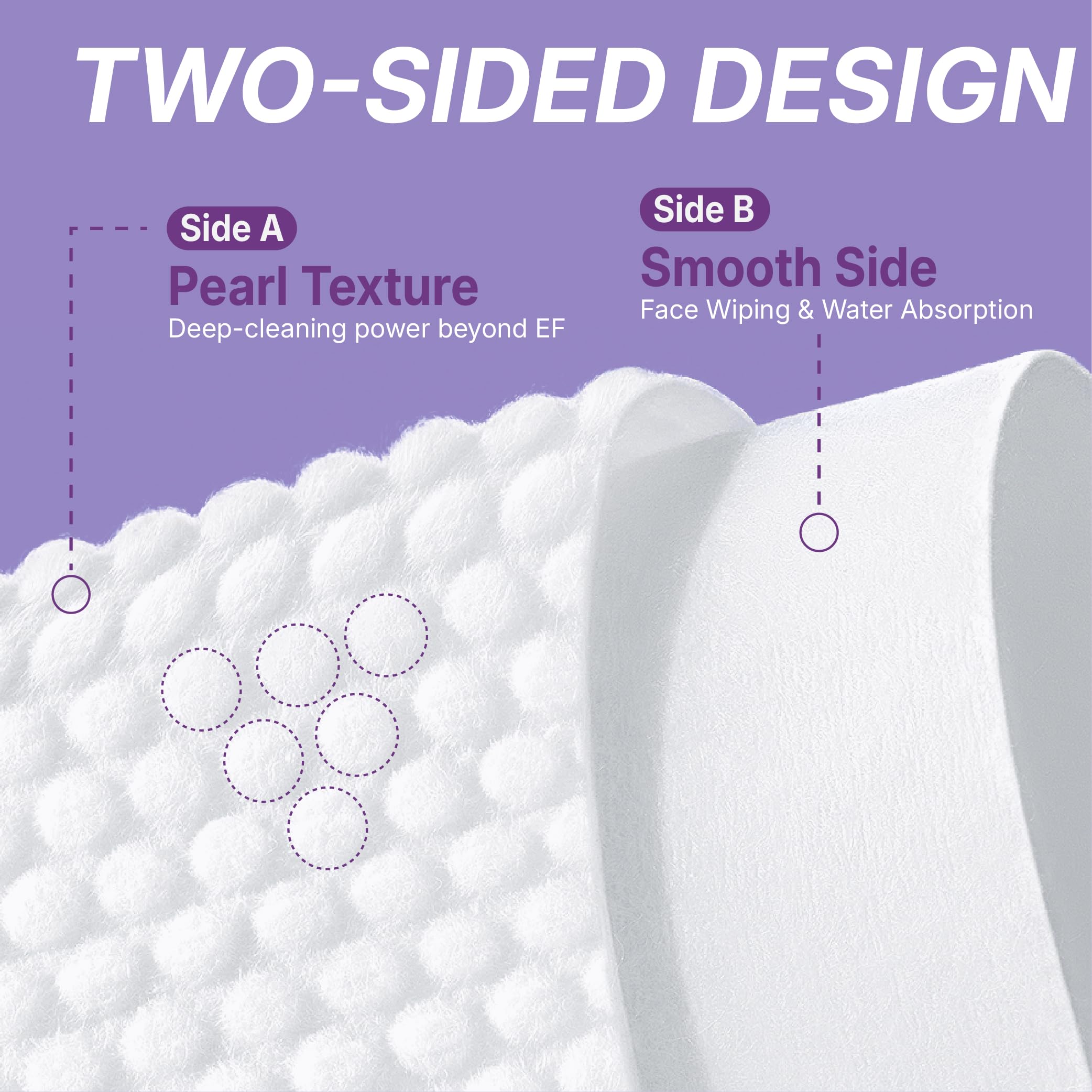 Serenorch towel removing makeup and impurities without rubbing