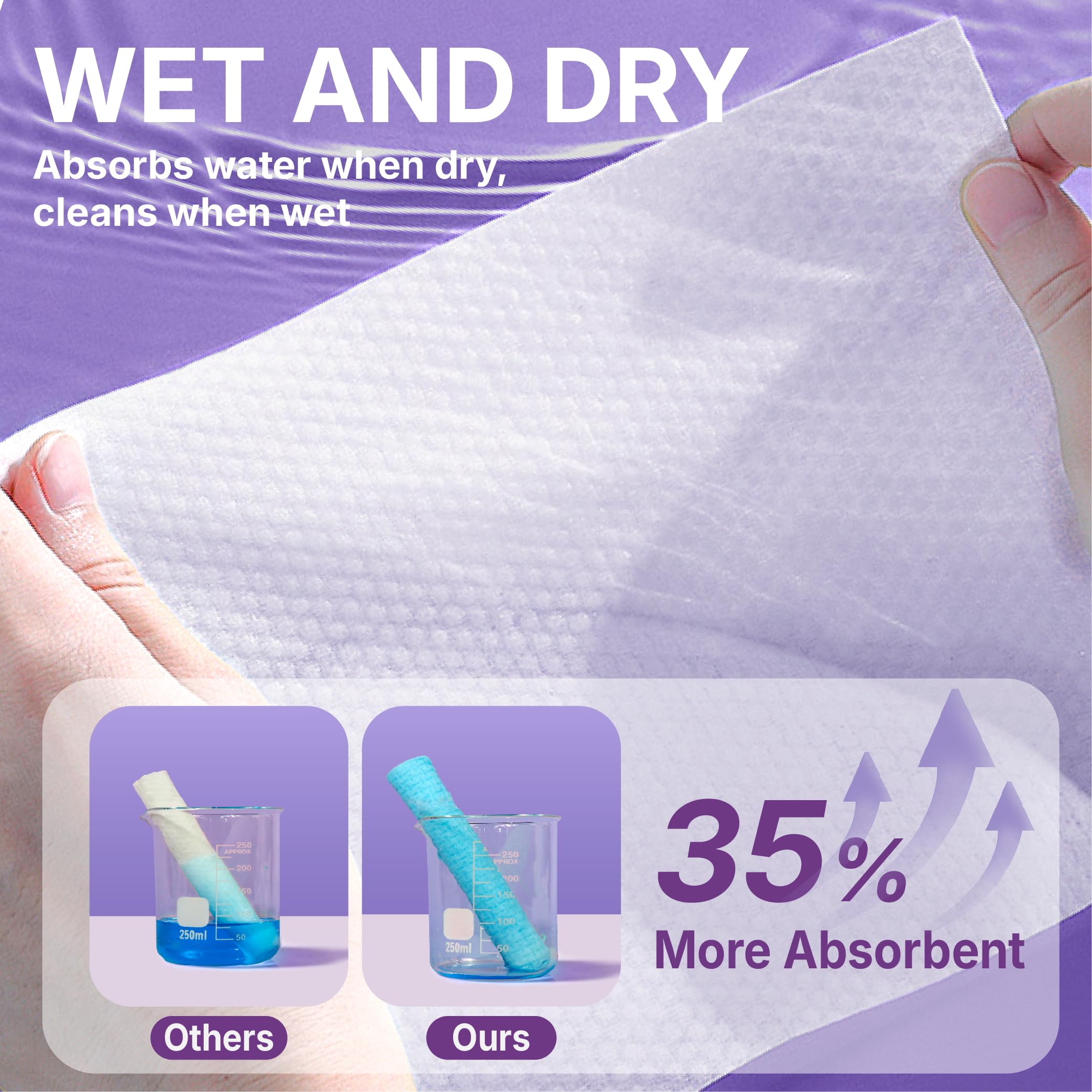 Serenorch lint-free towelettes provide a clean facial cleanse