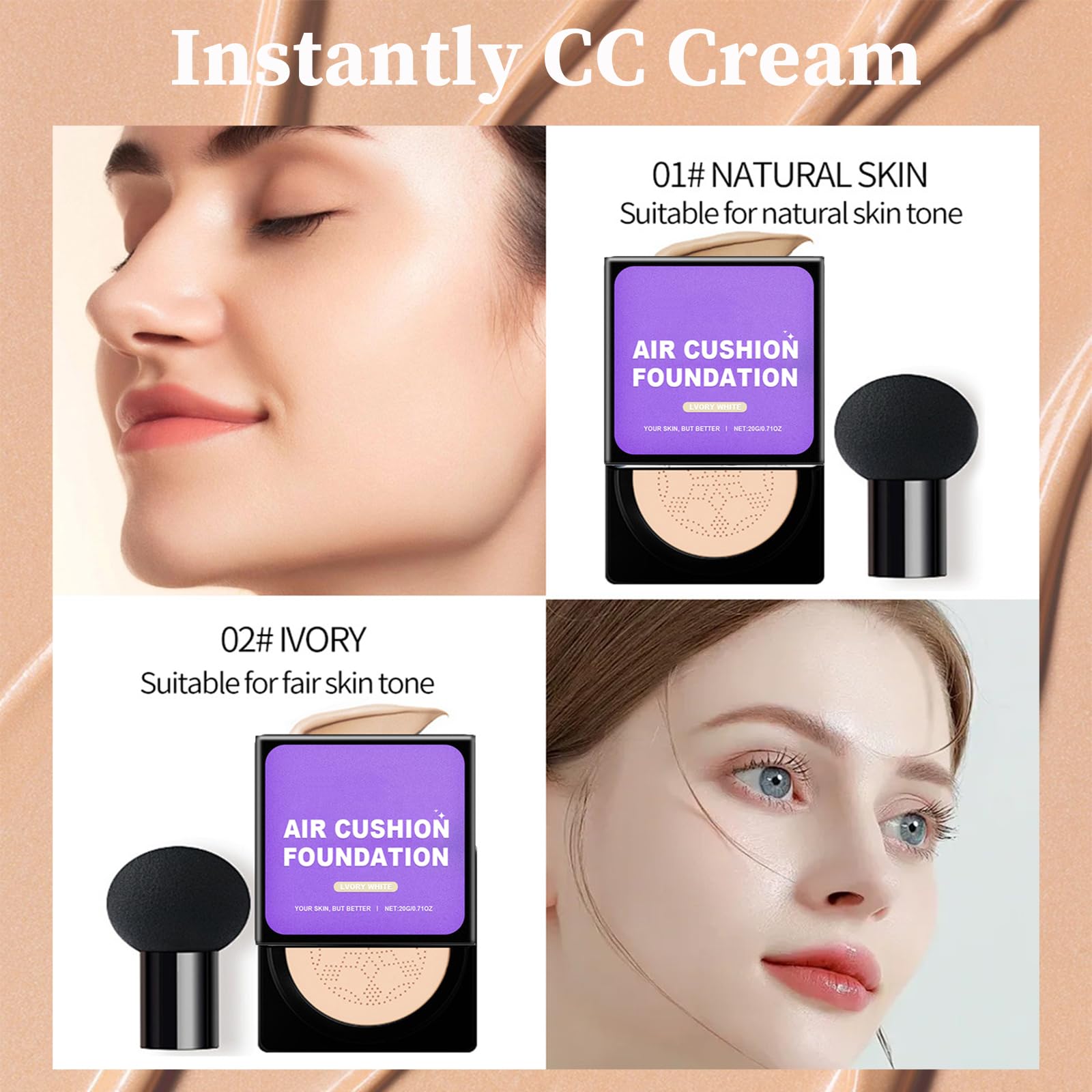 SerentiaElixir BB Cream warm honey shade for natural radiance.