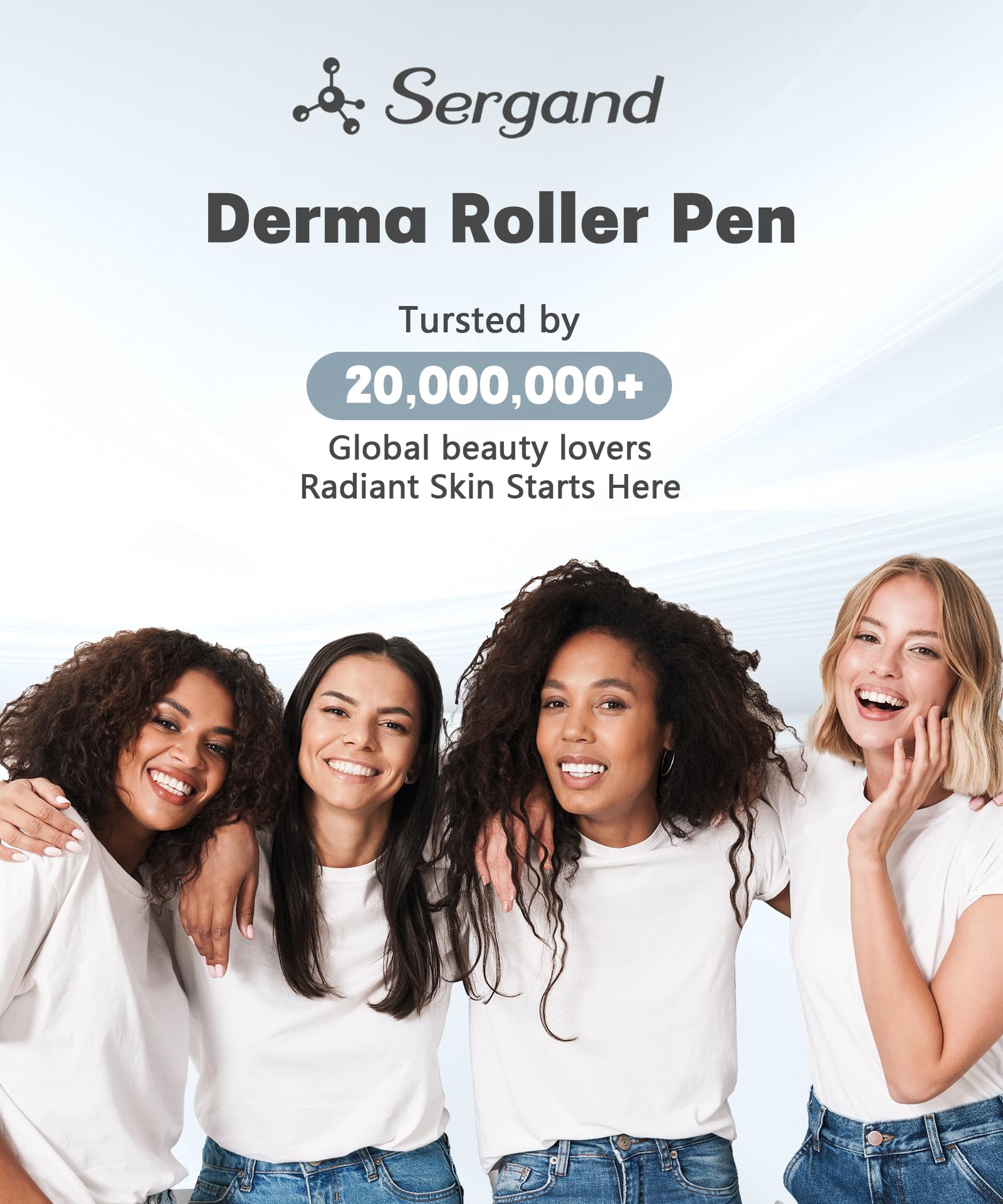 Sergand Derma Roller Pen easy storage with protective case.
