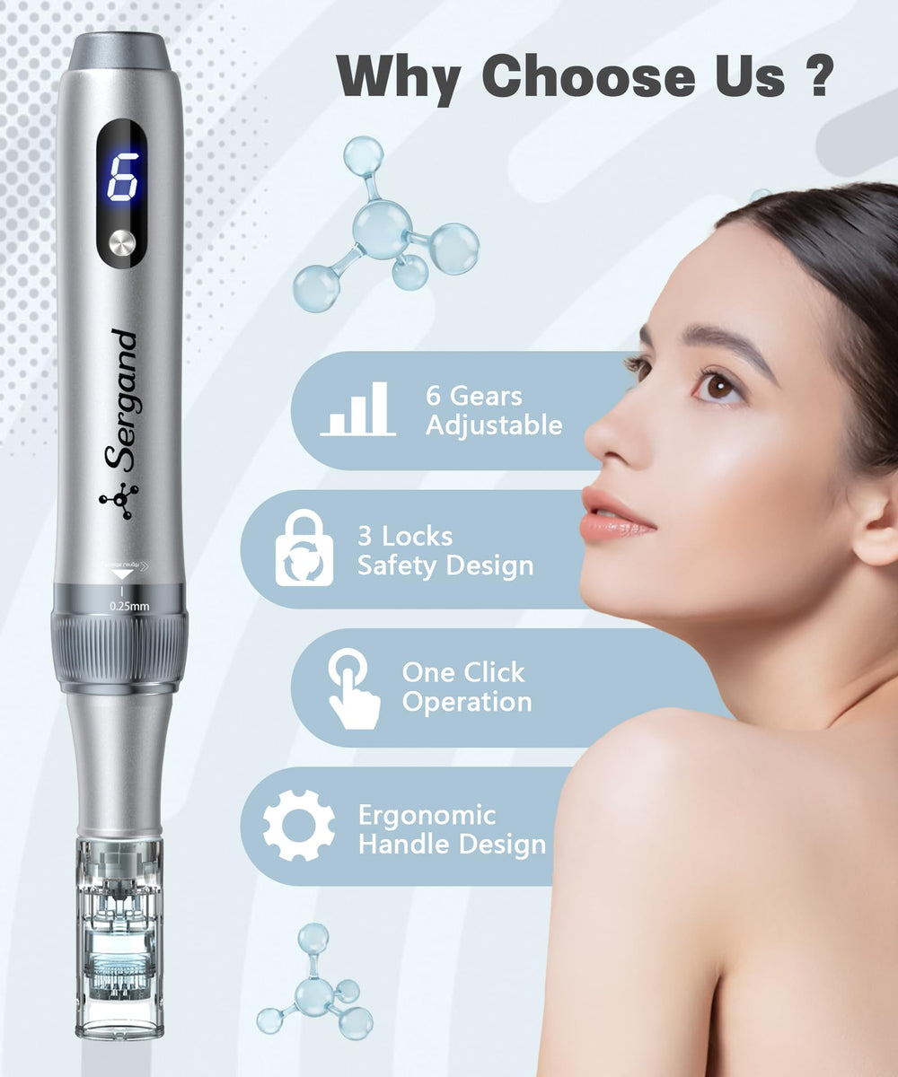 Sergand Derma Roller Pen designed for safe at-home use.