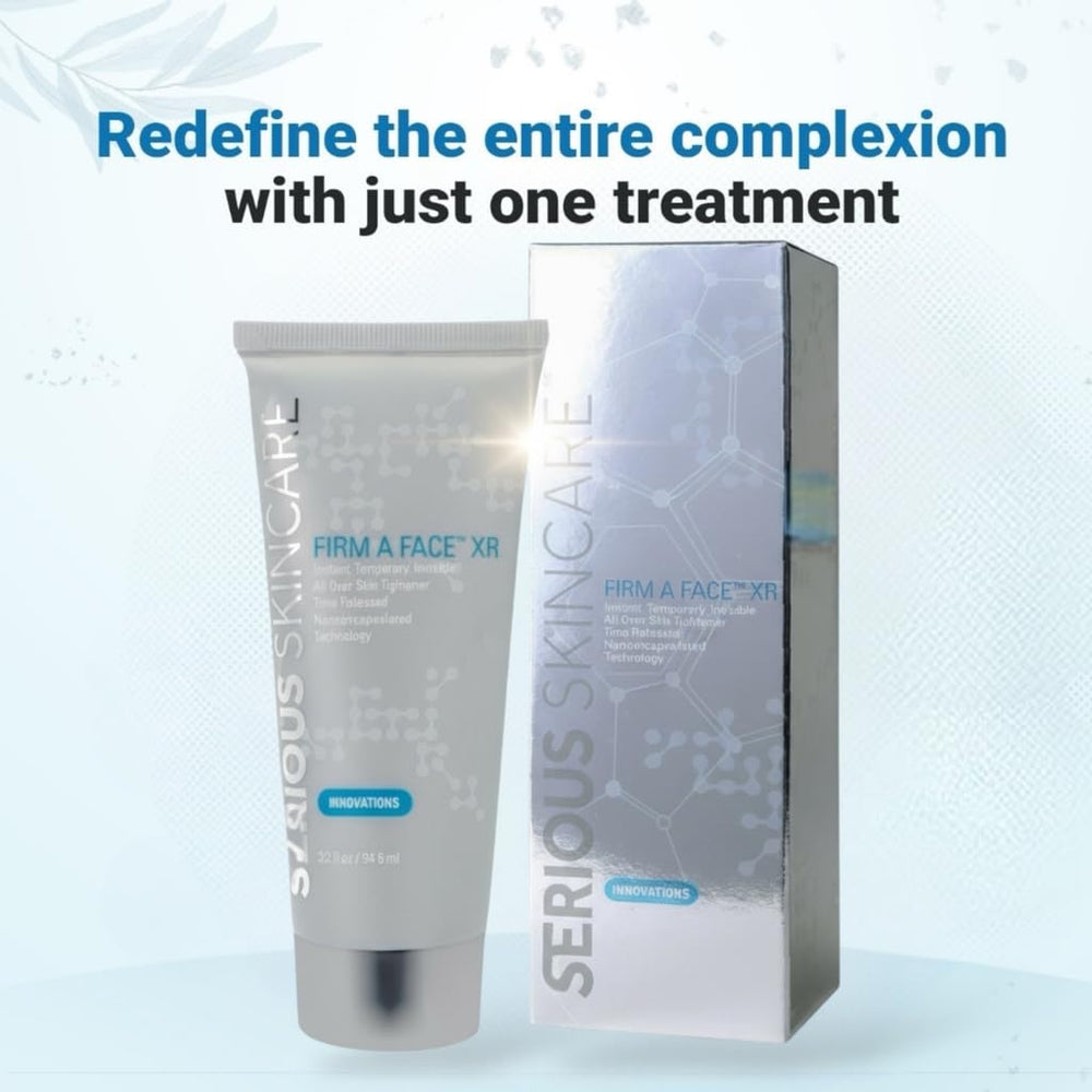 Firm A Face XR smooth application showing silky, lightweight texture