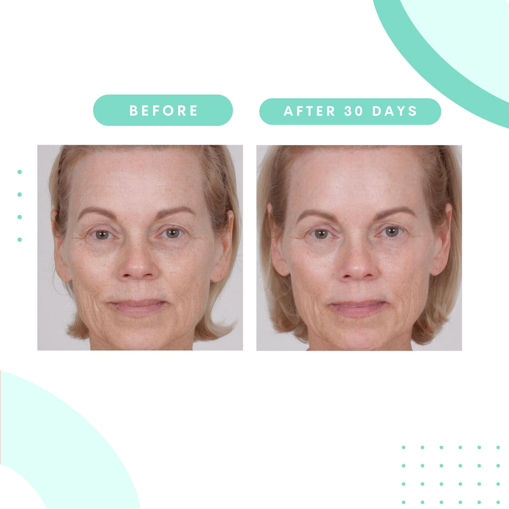 Serious Skincare Glycolic Pads on neck during routine for smoother skin.