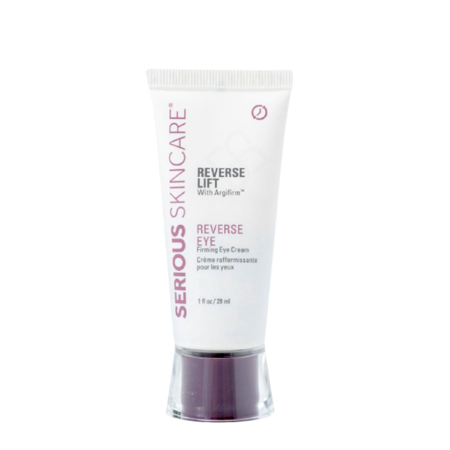 Serious Skincare Insta-Tox serum bottle being applied on skin for a refreshed appearance