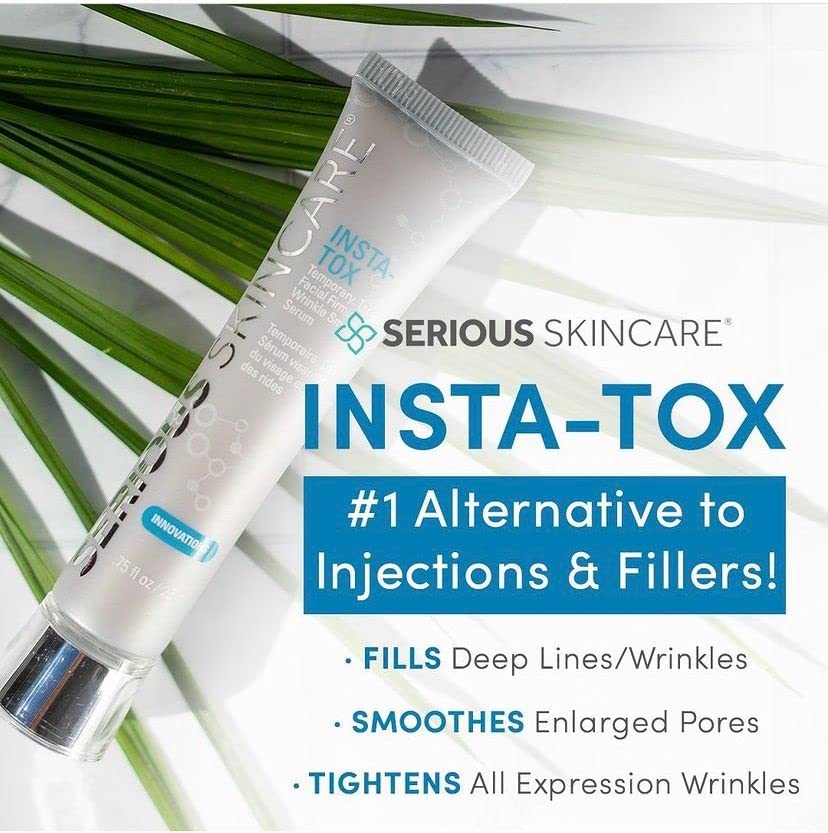 Serious Skincare INSTA-TOX silky texture shown on skin