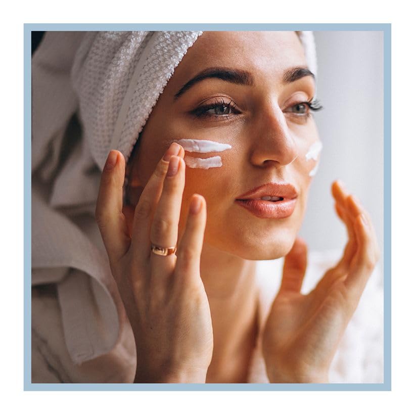 Serious Skincare Retinol Cream Face day and night use concept image.