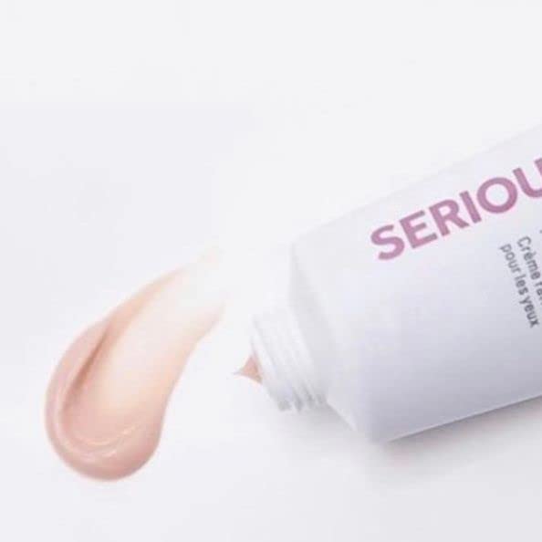 Serious Skincare Reverse Lift eye cream closeup emphasizing hydration from botanical extracts
