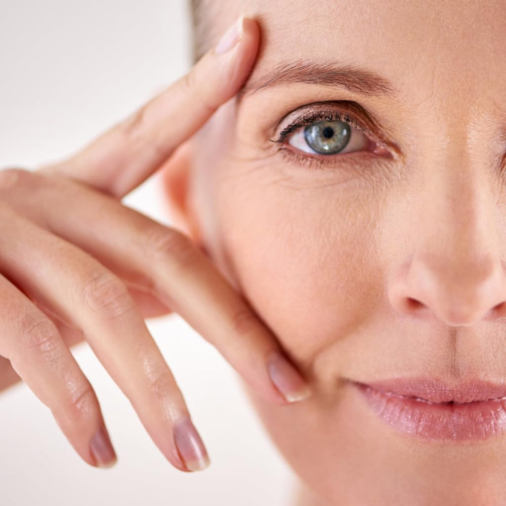 Product close-up showing Serious Skincare Reverse Lift Eye Cream packaging.